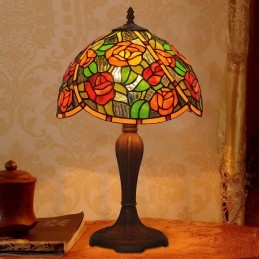 30 cm Rose Tiffany Stained...