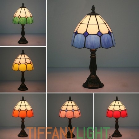 20 cm American Stained Glass Tiffany Table Lamp