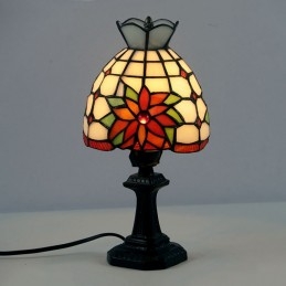 Small Tiffany Lamp Stained...