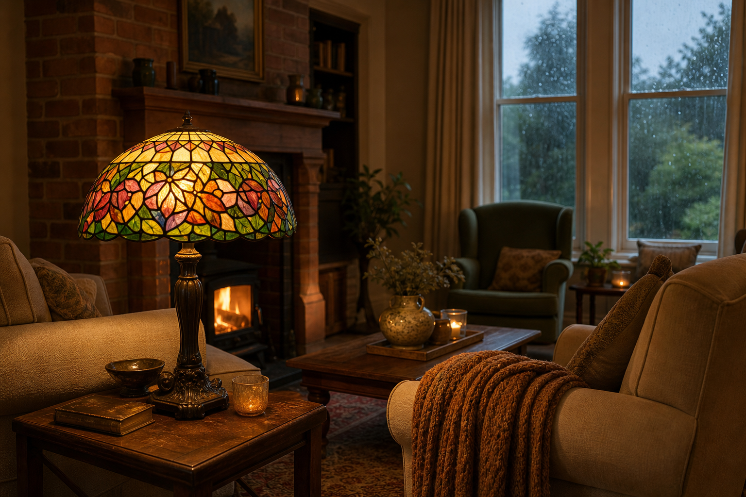 How to Choose the Perfect Stained Glass Table Lamp for Your Irish Home