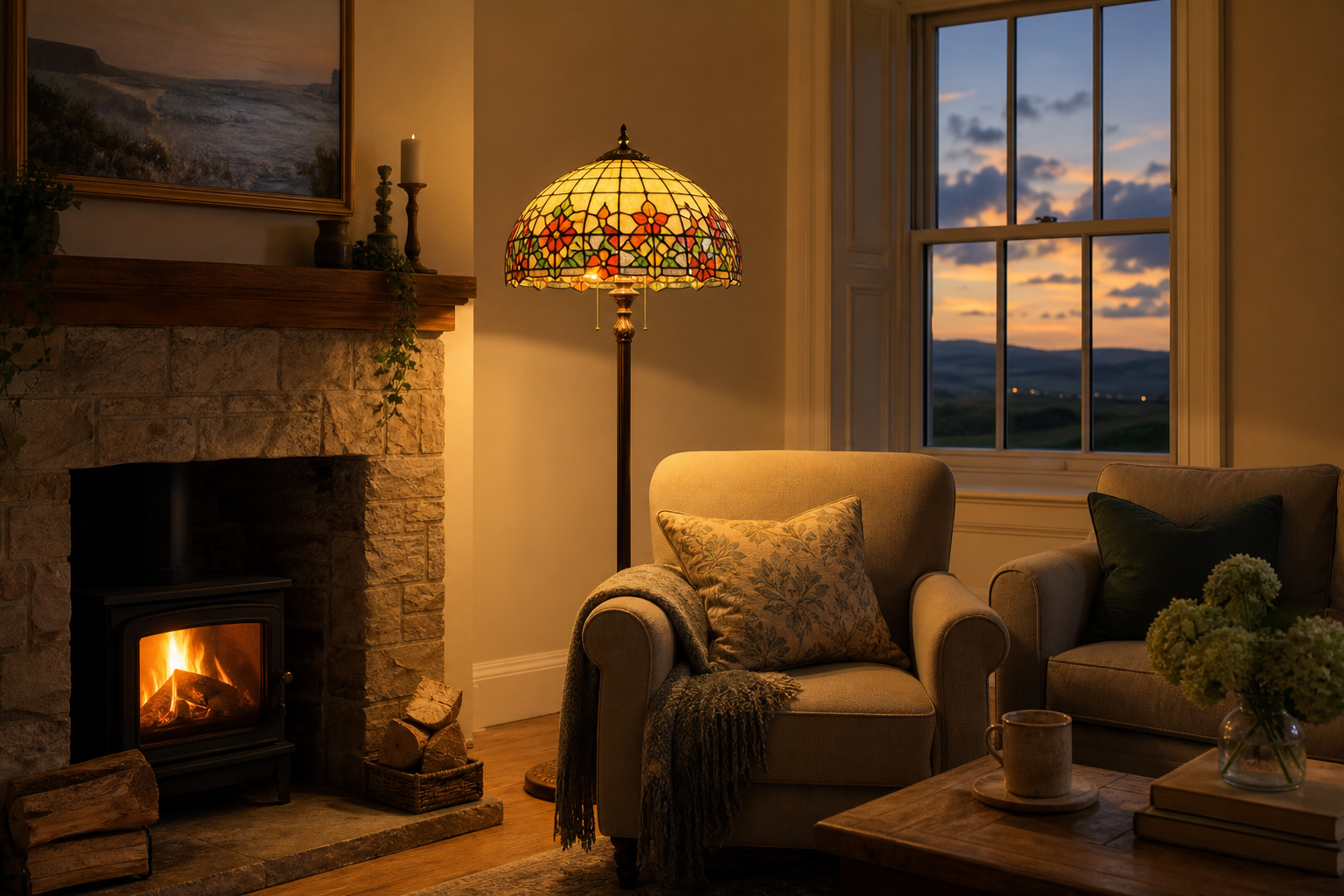 Bringing Warmth Home: Choosing a Tiffany Floor Lamp in Ireland