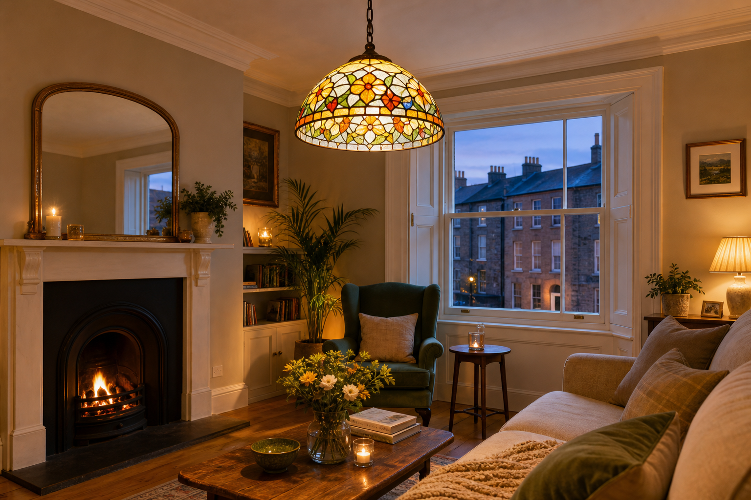 From Shadow to Showpiece: Transforming Irish Spaces with Tiffany Hanging Lamps