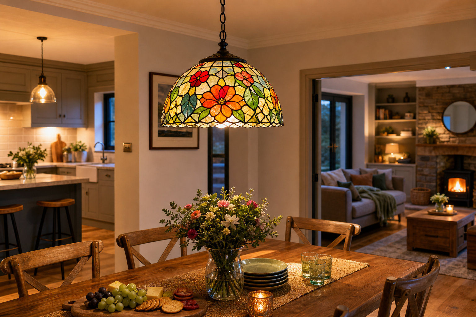 Brighten Every Gathering: Tiffany Pendant Lights for Irish Entertaining Spaces